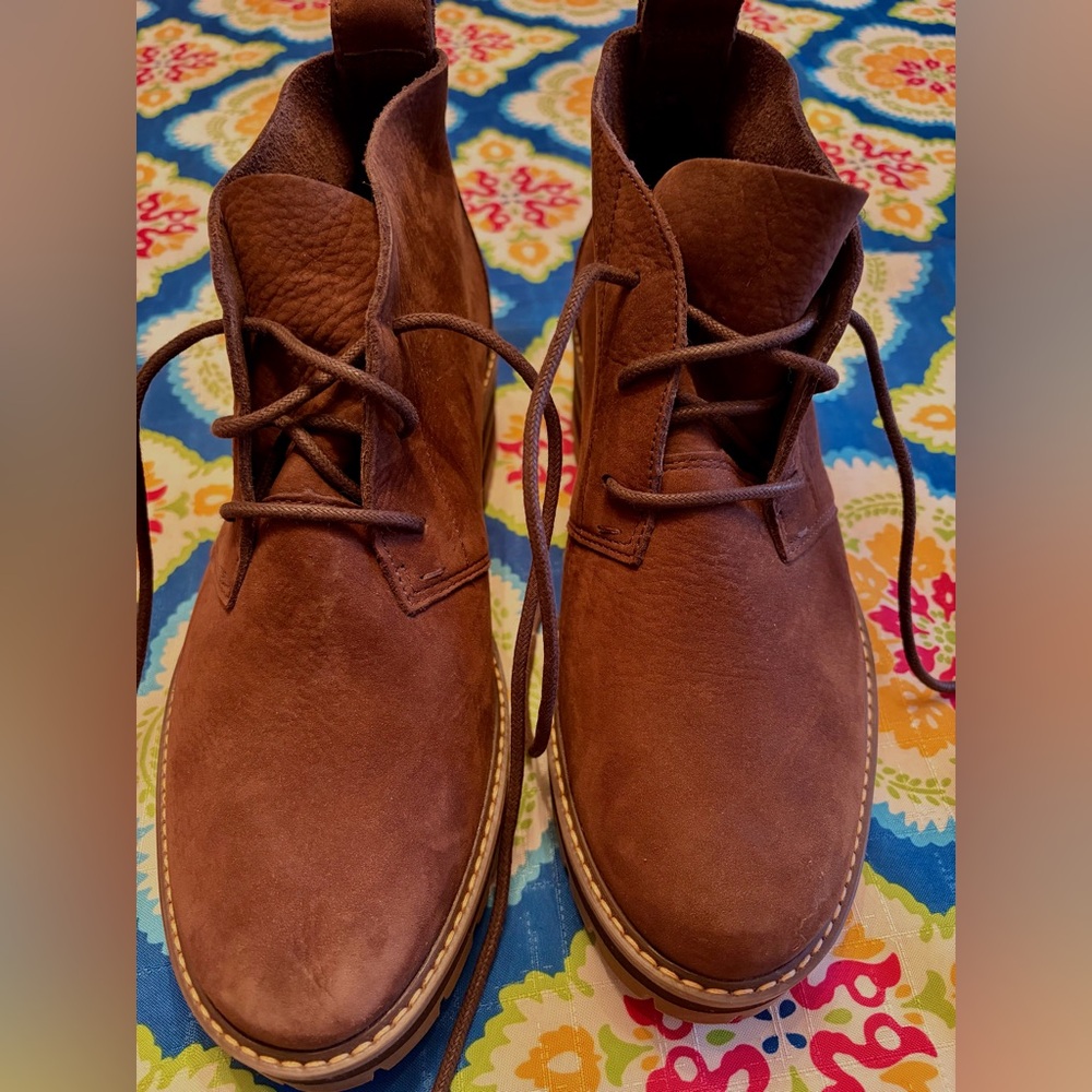 Women’s Timberland Waterproof  Dark Brown Suede Leather Chukka Ankle Boots